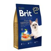 Brit Premium by Nature Cat Adult Salmon сухой корм для взрослых кошек с лососем (целый мешок 8 кг)